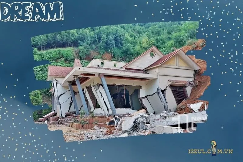 Mơ thấy nhà bị sập trên tivi