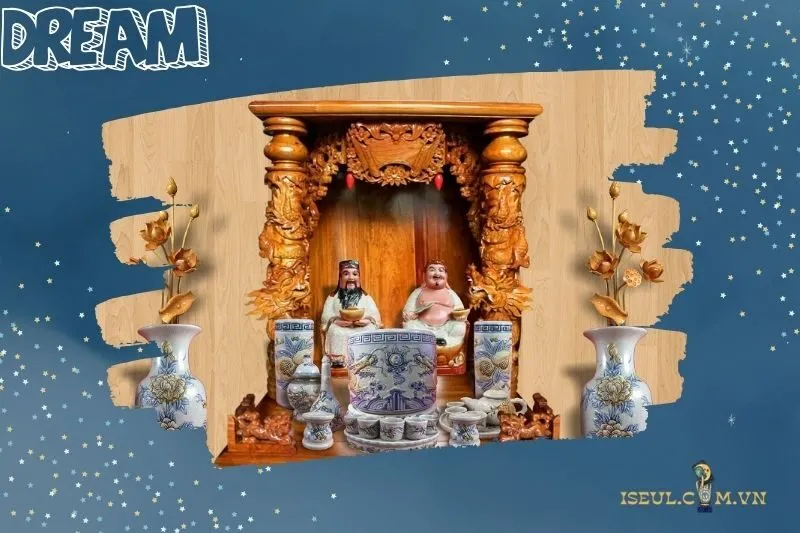 Ngủ mơ thấy bát nhang trên bàn thờ Thần Tài bị xê dịch hoặc biến mất